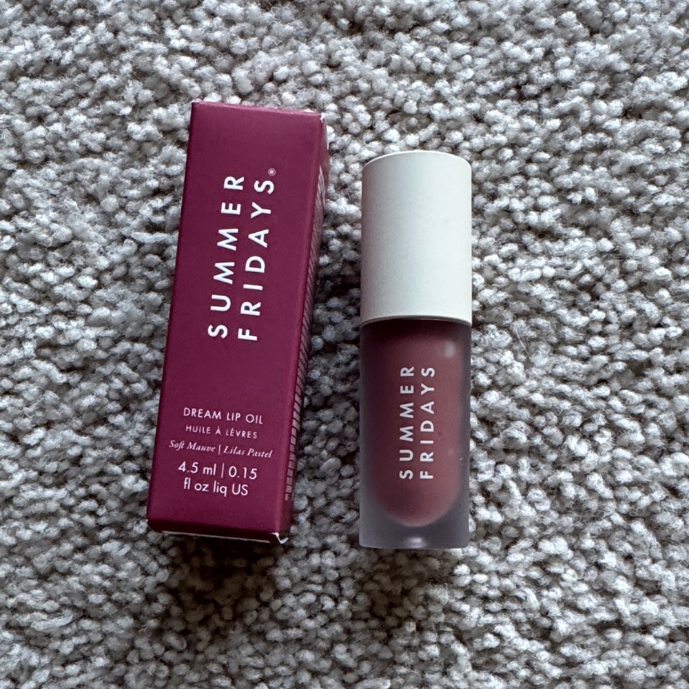 New - Summer Fridays Dream Lip Oil - Soft Pink